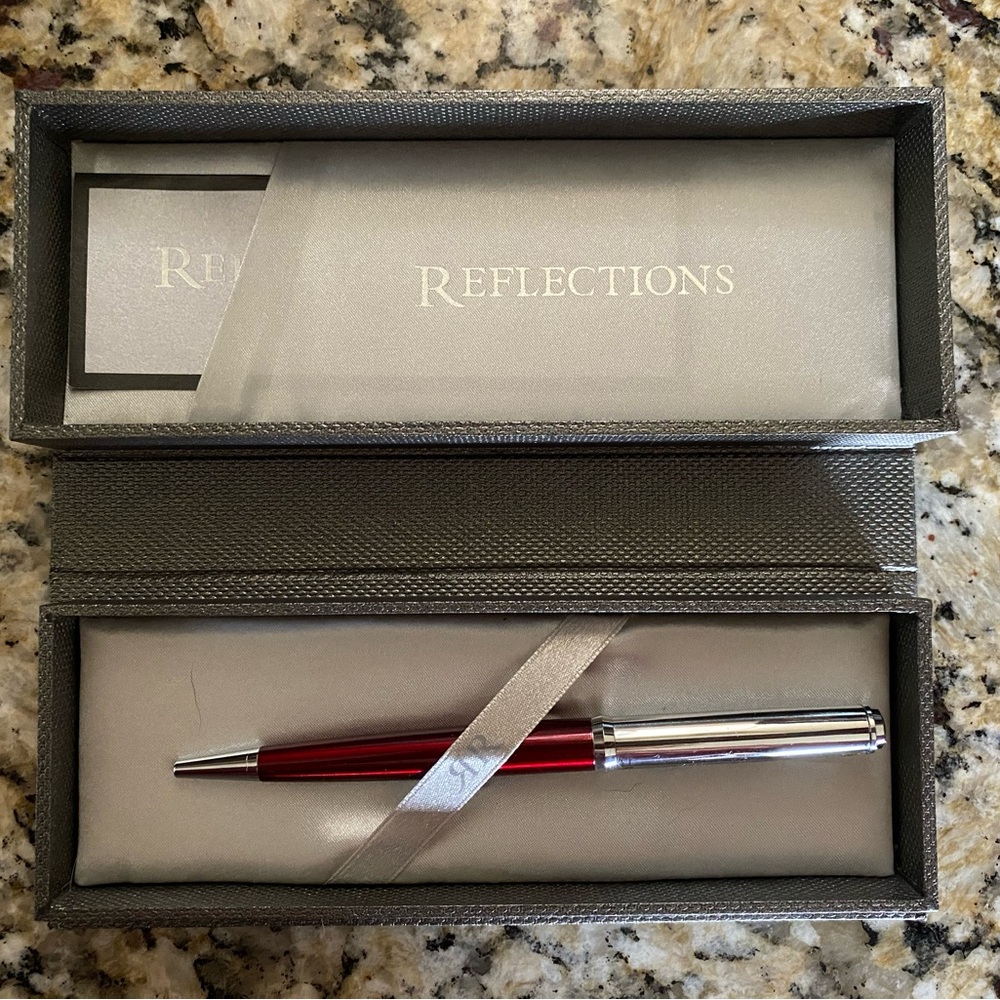NEW!! Reflections Fine Writing Instrument Ball Point in original Pen Case